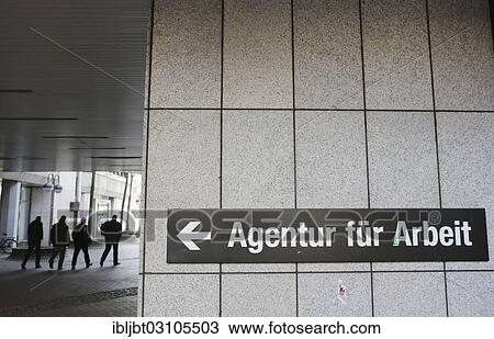 "Sign, """"Agentur fuer Arbeit"""", German for Employment Agency, Cologne, Rhineland, North Rhine-Westphalia, Germany, Europe" View Large Photo Image Stock Image - "Sign, """"Agentur fuer Arbeit"""", German for Employment Agency, Cologne, Rhineland, North Rhine-Westphalia, Germany, Europe". Fotosearch