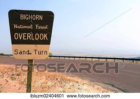 "Sign, Bighorn National Forest Overlook, Wyoming, USA, America" View Large Photo Image Stock Image - "Sign, Bighorn National Forest Overlook, Wyoming, USA, America". Fotosearch