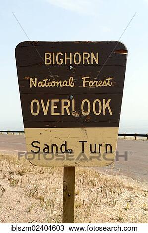 "Sign, Bighorn National Forest Overlook, Wyoming, USA, America" View Large Photo Image Stock Image - "Sign, Bighorn National Forest Overlook, Wyoming, USA, America". Fotosearch