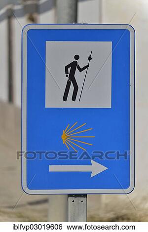 "Sign, Camino de Santiago, Way of St James, Castro del Rio, Jaen province, Andalusia, Spain, Europe" View Large Photo Image Stock Photograph - "Sign, Camino de Santiago, Way of St James, Castro del Rio, Jaen province, Andalusia, Spain, Europe". Fotosearch