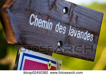 "Sign, Chemin des Lavandes, Provence-Alpes-Cote d'Azur, Southern France, France, Europe, PublicGround, Europe" View Large Photo Image Stock Image - "Sign, Chemin des Lavandes, Provence-Alpes-Cote d'Azur, Southern France, France, Europe, PublicGround, Europe". Fotosearch