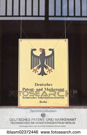 "Sign, dirty window, lettering """"Deutsches Patent- und Markenamt"""", German for """"German Patent and Trade Mark Office"""", Berlin, Germany, Europe" View Large Photo Image Stock Photograph - "Sign, dirty window, lettering """"Deutsches Patent- und Markenamt"""", German for """"German Patent and Trade Mark Office"""", Berlin, Germany, Europe". Fotosearch