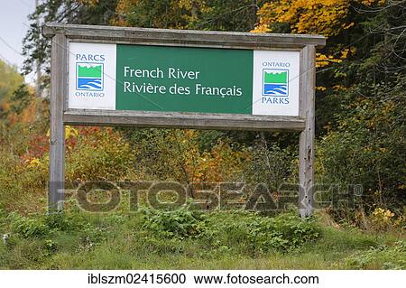 Sign, French River, Ontario National Park, Canada, North America View Large Photo Image Stock Image - Sign, French River, Ontario National Park, Canada, North America. Fotosearch