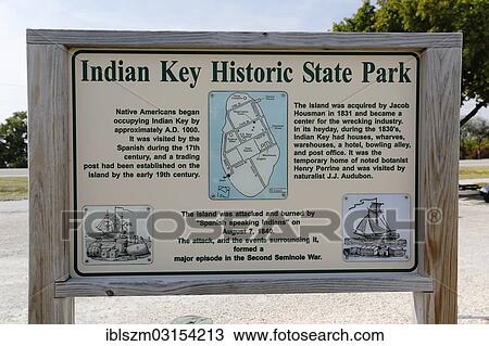 "Sign, Indian Key Historic State Park, Indian Key, Florida Keys, Florida, United States, North America" View Large Photo Image Stock Image - "Sign, Indian Key Historic State Park, Indian Key, Florida Keys, Florida, United States, North America". Fotosearch
