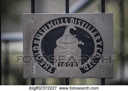 "Sign, lettering """"The Old Bushmills Distillery"""", distillery, Bushmill, Coleraine, Northern Ireland, United Kingdom, Europe" View Large Photo Image Stock Photo - "Sign, lettering """"The Old Bushmills Distillery"""", distillery, Bushmill, Coleraine, Northern Ireland, United Kingdom, Europe". Fotosearch