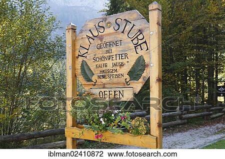 "Sign of Klausstube Restaurant, Taferlklause, Altmuenster, Salzkammergut region, Upper Austria, Austria, Europe" View Large Photo Image Stock Image - "Sign of Klausstube Restaurant, Taferlklause, Altmuenster, Salzkammergut region, Upper Austria, Austria, Europe". Fotosearch