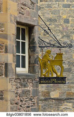 "Sign of the Writers' Museum, Edinburgh, Scotland, United Kingdom, Europe" View Large Photo Image Stock Photograph - "Sign of the Writers' Museum, Edinburgh, Scotland, United Kingdom, Europe". Fotosearch