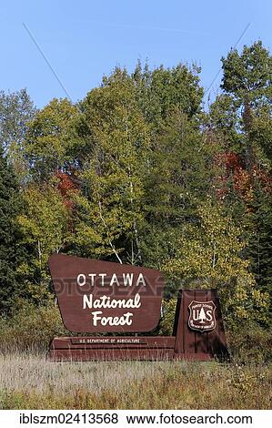 Sign, Ottawa National Forest on the Upper Peninsula of Michigan, USA View Large Photo Image Stock Photo - Sign, Ottawa National Forest on the Upper Peninsula of Michigan, USA. Fotosearch