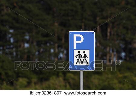 "Sign, parking lot for hikers, Thuringia, Germany, Europe" View Large Photo Image Stock Photo - "Sign, parking lot for hikers, Thuringia, Germany, Europe". Fotosearch