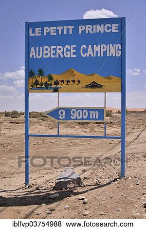"Sign " Auberge Camping", Sahara, Merzouga, Meknes-Tafilalet region, Morocco, Africa" View Large Photo Image Stock Photo - "Sign " Auberge Camping", Sahara, Merzouga, Meknes-Tafilalet region, Morocco, Africa". Fotosearch