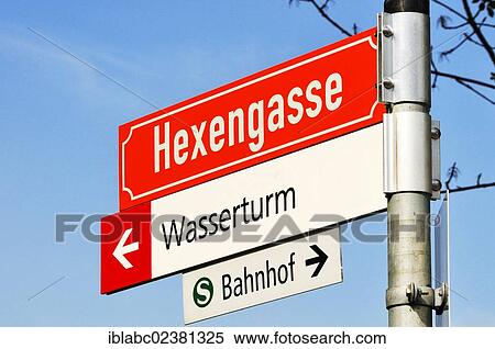 "Signpost, Dachau, Bavaria, Germany, Europe" View Large Photo Image Stock Photography - "Signpost, Dachau, Bavaria, Germany, Europe". Fotosearch