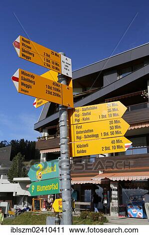 "Signpost, Rigi Kaltbad, Switzerland, Europe" View Large Photo Image Stock Image - "Signpost, Rigi Kaltbad, Switzerland, Europe". Fotosearch