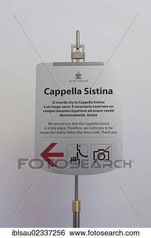 "Signpost, silence, no photography, Sistine Chapel, Vatican Museums, Vatican, Vatican City, Rome, Lazio, Italy, Southern Europe, Europe" View Large Photo Image Stock Photograph - "Signpost, silence, no photography, Sistine Chapel, Vatican Museums, Vatican, Vatican City, Rome, Lazio, Italy, Southern Europe, Europe". Fotosearch