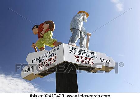 "Signpost to the summit, Rigi, Switzerland, Europe" View Large Photo Image Stock Photo - "Signpost to the summit, Rigi, Switzerland, Europe". Fotosearch