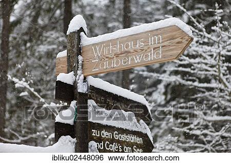 "Signpost to the Zauberwald, Magic Forest, Ramsau, Berchtesgadener Land, Bavaria, Germany, Europe" View Large Photo Image Stock Photograph - "Signpost to the Zauberwald, Magic Forest, Ramsau, Berchtesgadener Land, Bavaria, Germany, Europe". Fotosearch