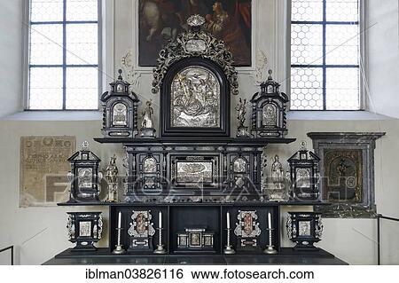 Stock Photograph - "Silver altar, Parish Church of St. Gallus, Bregenz, Vorarlberg, Austria, Europe". Fotosearch