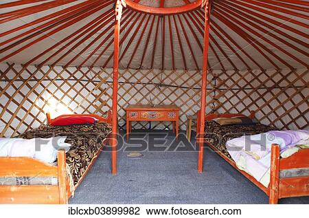 "Simple yurt for tourists, interior, Khangai Nuruu Nationalpark, Southern Steppe, Ovorkhangai Province, Mongolia, Asia" View Large Photo Image Stock Image - "Simple yurt for tourists, interior, Khangai Nuruu Nationalpark, Southern Steppe, Ovorkhangai Province, Mongolia, Asia". Fotosearch