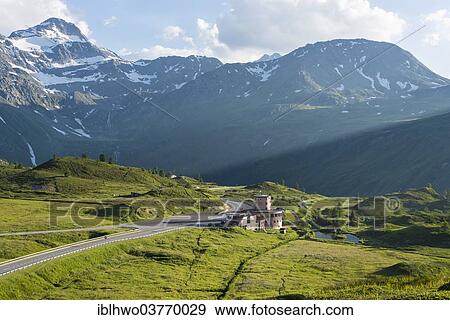 "Simplon Pass Road A9 with Hotel Monte Leone, in front of Boeshorn Mountain, Simplon Pass, Simplon, Valais Canton, Switzerland, Europe" View Large Photo Image Stock Photo - "Simplon Pass Road A9 with Hotel Monte Leone, in front of Boeshorn Mountain, Simplon Pass, Simplon, Valais Canton, Switzerland, Europe". Fotosearch