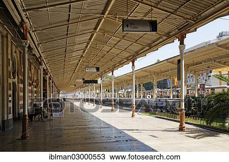 Stock Image - "Sirkeci Railway Station, terminus of the Orient Express, Istanbul, Turkey, Europe, Istanbul, Istanbul Province, Turkey, Asia". Fotosearch