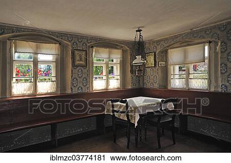 "Sitting room of a half-timbered farmhouse, circa 1910, Franconian Open Air Museum, Bad Windsheim, Middle Franconia, Bavaria, Germany, Europe" View Large Photo Image Stock Image - "Sitting room of a half-timbered farmhouse, circa 1910, Franconian Open Air Museum, Bad Windsheim, Middle Franconia, Bavaria, Germany, Europe". Fotosearch
