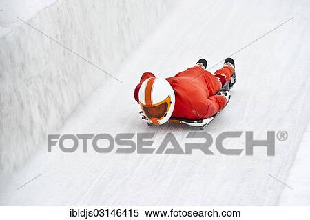"Skeleton rider on the ice track, St Moritz, Engadin, Grisons, Switzerland, Europe" View Large Photo Image Stock Photography - "Skeleton rider on the ice track, St Moritz, Engadin, Grisons, Switzerland, Europe". Fotosearch