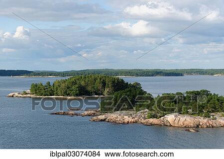 Picture - "Skerry, Finland, Europe". Fotosearch