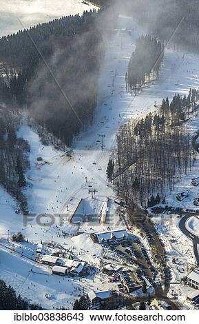 "Ski lifts, aerial view, Winterberg, Hochsauerland, North Rhine-Westphalia, Germany, Europe" View Large Photo Image Stock Image - "Ski lifts, aerial view, Winterberg, Hochsauerland, North Rhine-Westphalia, Germany, Europe". Fotosearch