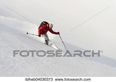 "Skier in powder snow, Nordland, Norway, Europe" View Large Photo Image Stock Image - "Skier in powder snow, Nordland, Norway, Europe". Fotosearch