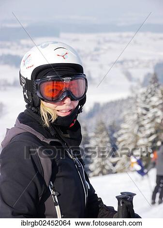 "Skier on Iberg Maierhoefen, Allgaeu, Bavaria, Germany, Europe" View Large Photo Image Picture - "Skier on Iberg Maierhoefen, Allgaeu, Bavaria, Germany, Europe". Fotosearch