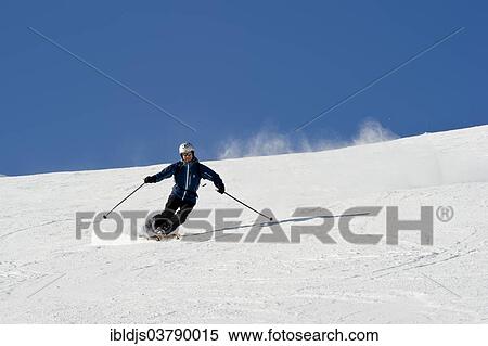 "Skier, Tignes, Val-d’Isere, Departement Savoie, Alps, France, Europe" View Large Photo Image Stock Photography - "Skier, Tignes, Val-d’Isere, Departement Savoie, Alps, France, Europe". Fotosearch