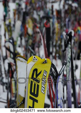 "Skis parked at the Mooserwirt in St. Anton am Arlberg, Tyrol, Austria, Europe" View Large Photo Image Stock Image - "Skis parked at the Mooserwirt in St. Anton am Arlberg, Tyrol, Austria, Europe". Fotosearch