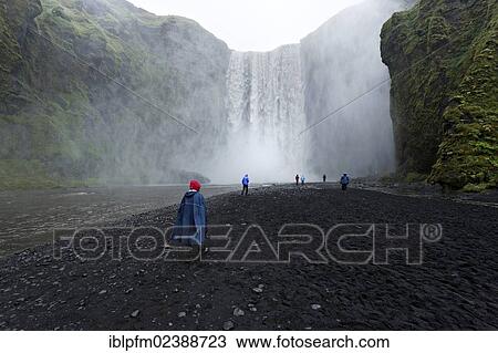 "Skogafoss waterfall, South Iceland, Europe" View Large Photo Image Stock Image - "Skogafoss waterfall, South Iceland, Europe". Fotosearch