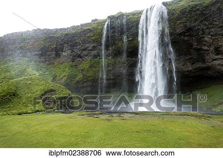 "Skogafoss waterfall, South Iceland, Europe" View Large Photo Image Stock Photograph - "Skogafoss waterfall, South Iceland, Europe". Fotosearch