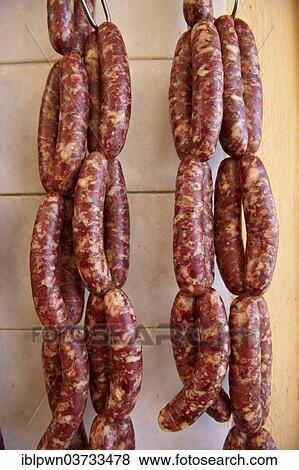 "Skordoloukanika, Syros sausages with garlic, Syros, Greece, Europe" View Large Photo Image Stock Photo - "Skordoloukanika, Syros sausages with garlic, Syros, Greece, Europe". Fotosearch
