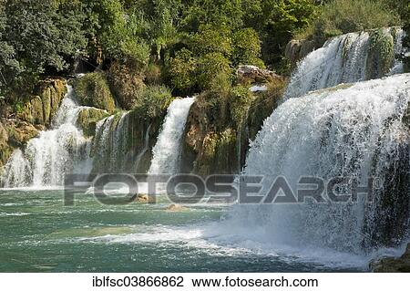 "Skradinski buk waterfall, Krka National Park, Sibenik-Knin County, Dalmatia, Croatia, Europe" View Large Photo Image Stock Image - "Skradinski buk waterfall, Krka National Park, Sibenik-Knin County, Dalmatia, Croatia, Europe". Fotosearch