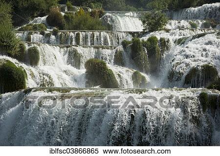 "Skradinski buk waterfall, Krka National Park, Sibenik-Knin County, Dalmatia, Croatia, Europe" View Large Photo Image Stock Photography - "Skradinski buk waterfall, Krka National Park, Sibenik-Knin County, Dalmatia, Croatia, Europe". Fotosearch