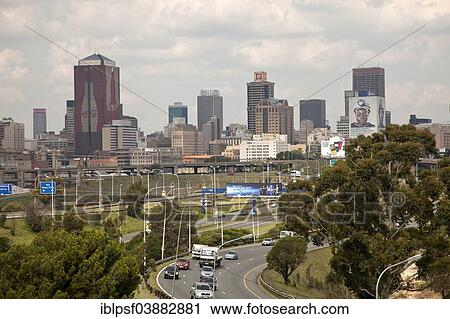 "Skyline and highway, Johannesburg, Gauteng, South Africa, Africa" View Large Photo Image Stock Image - "Skyline and highway, Johannesburg, Gauteng, South Africa, Africa". Fotosearch