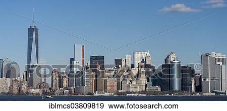 "Skyline at the southern tip of Manhattan, New York City, New York, USA" View Large Photo Image Stock Photo - "Skyline at the southern tip of Manhattan, New York City, New York, USA". Fotosearch
