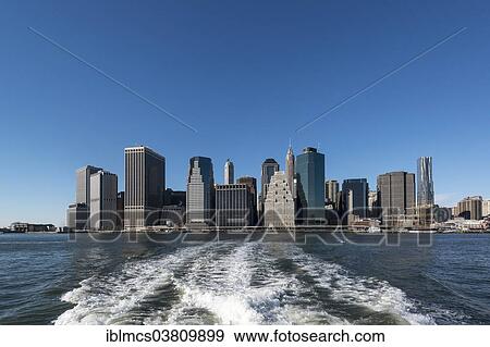 "Skyline at the southern tip of Manhattan, New York City, New York, USA" View Large Photo Image Stock Photo - "Skyline at the southern tip of Manhattan, New York City, New York, USA". Fotosearch