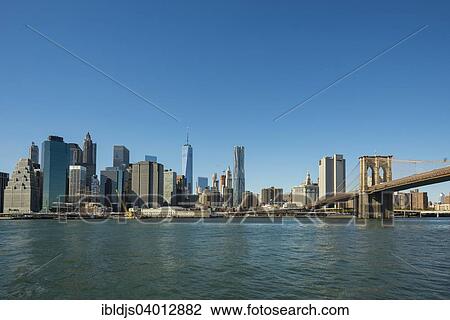 "Skyline, Downtown, Manhattan, New York, United States, North America" View Large Photo Image Stock Image - "Skyline, Downtown, Manhattan, New York, United States, North America". Fotosearch