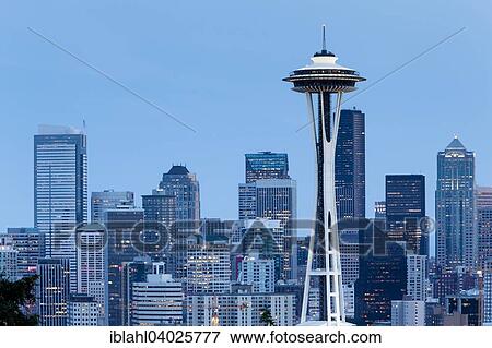 "Skyline of Downtown Seattle with the Space Needle, Seattle, Washington, United States, North America" View Large Photo Image Stock Photo - "Skyline of Downtown Seattle with the Space Needle, Seattle, Washington, United States, North America". Fotosearch