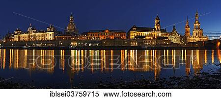 "Skyline of Dresden with the Elbe River at dusk, Dresden, Saxony, Germany, Europe" View Large Photo Image Stock Photography - "Skyline of Dresden with the Elbe River at dusk, Dresden, Saxony, Germany, Europe". Fotosearch