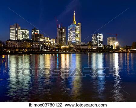 "Skyline of Frankfurt, Hessische Landesbank, state bank, Deutsche Bank, German Bank, Opernturm skyscraper, Skyper, Commerzbank, TaunusTurm building, European Central Bank, ECB, Frankfurt am Main, Hesse, Germany, Europe" View Large Photo Image Stock Image - "Skyline of Frankfurt, Hessische Landesbank, state bank, Deutsche Bank, German Bank, Opernturm skyscraper, Skyper, Commerzbank, TaunusTurm building, European Central Bank, ECB, Frankfurt am Main, Hesse, Germany, Europe". Fotosearch