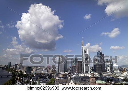 "Skyline of Frankfurt with skyscrapers and bank buildings, Frankfurt am Main, Hesse, Germany, Europe" View Large Photo Image Stock Image - "Skyline of Frankfurt with skyscrapers and bank buildings, Frankfurt am Main, Hesse, Germany, Europe". Fotosearch