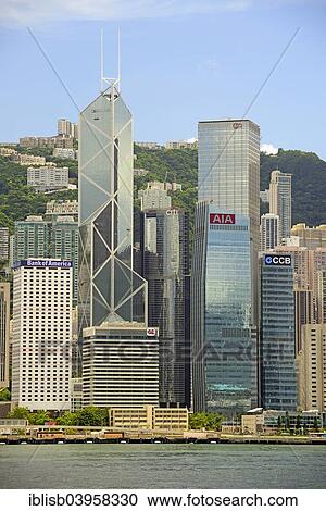 "Skyline of Hong Kong Island and Hong Kong River, with Bank of China left, Kowloon, Hong Kong, China, Asia" View Large Photo Image Stock Image - "Skyline of Hong Kong Island and Hong Kong River, with Bank of China left, Kowloon, Hong Kong, China, Asia". Fotosearch