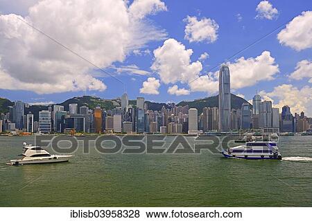 "Skyline of Hong Kong Island and Hong Kong River, with Bank of China left and IFC 2 Tower right, Kowloon, Hong Kong, China, Asia" View Large Photo Image Stock Photo - "Skyline of Hong Kong Island and Hong Kong River, with Bank of China left and IFC 2 Tower right, Kowloon, Hong Kong, China, Asia". Fotosearch