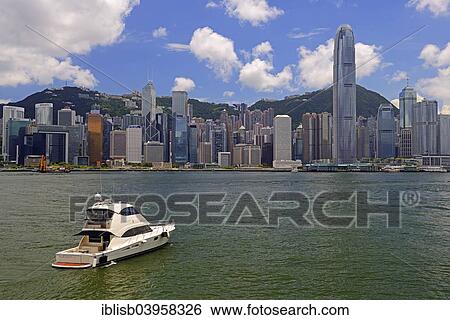 "Skyline of Hong Kong Island and Hong Kong River, with Bank of China left and IFC 2 Tower right, Kowloon, Hong Kong, China, Asia" View Large Photo Image Stock Photograph - "Skyline of Hong Kong Island and Hong Kong River, with Bank of China left and IFC 2 Tower right, Kowloon, Hong Kong, China, Asia". Fotosearch