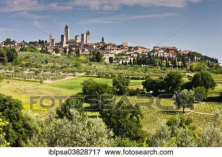"Skyline of San Gimignano, UNESCO World Heritage Site, Tuscany, Province of Siena, Italy, Europe" View Large Photo Image Stock Photo - "Skyline of San Gimignano, UNESCO World Heritage Site, Tuscany, Province of Siena, Italy, Europe". Fotosearch