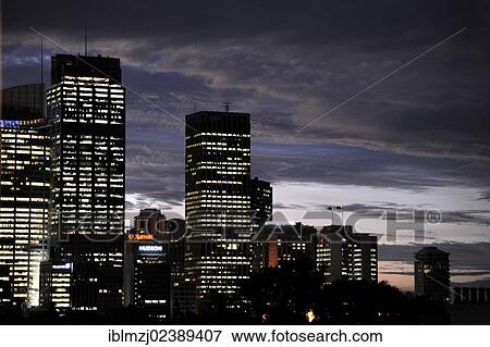 "Skyline with high-rise office buildings in the evening, Central Business District, CBD, Sydney City, Sydney, New South Wales, NSW, Australia, Oceania" View Large Photo Image Stock Photo - "Skyline with high-rise office buildings in the evening, Central Business District, CBD, Sydney City, Sydney, New South Wales, NSW, Australia, Oceania". Fotosearch