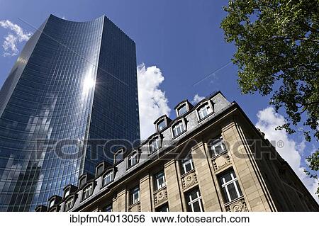Stock Photograph - "Skyper building, Frankfurt am Main, Hesse, Germany, Europe". Fotosearch